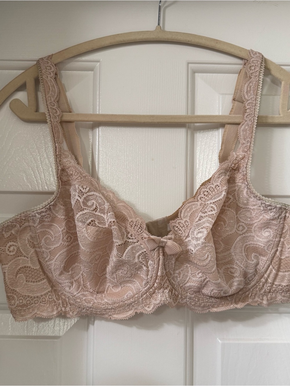 Playtex Lace Unlined Bra in Blush Nude -40C *NWOT